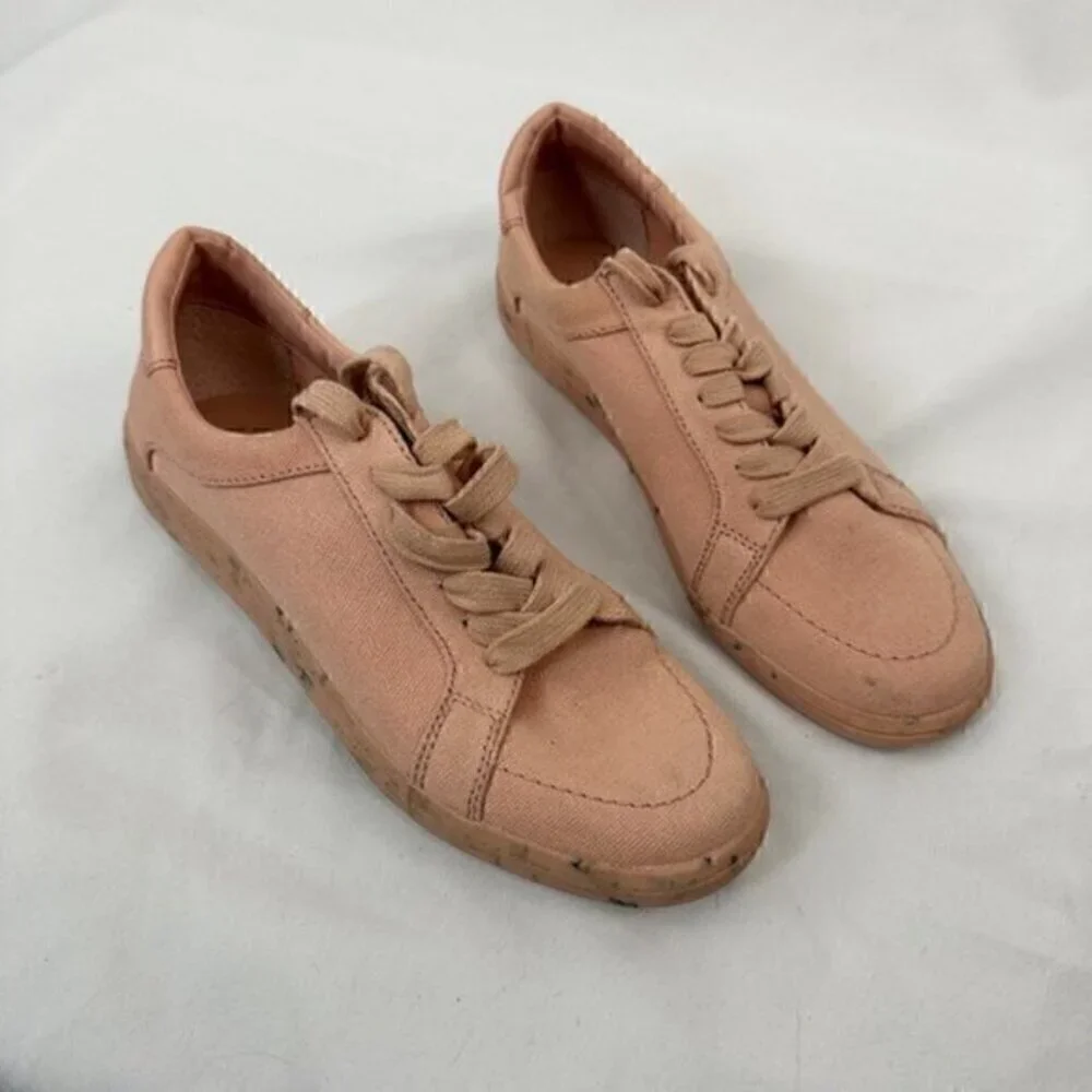 NWOT Treasure &‎ Bond Monroe Canvas Flecked Rubber Sole Sneaker Coral Size 7